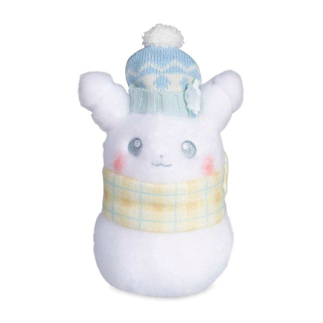 Pikachu Snowman Snowy Softies Plush - 6 ¾ In.