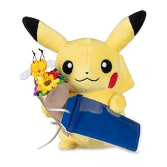 Flower Bouquet Pikachu Poké Plush - 7 ¾ In.