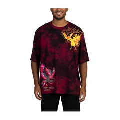 Moltres & Galarian Moltres Red Oversize T-Shirt - Adult