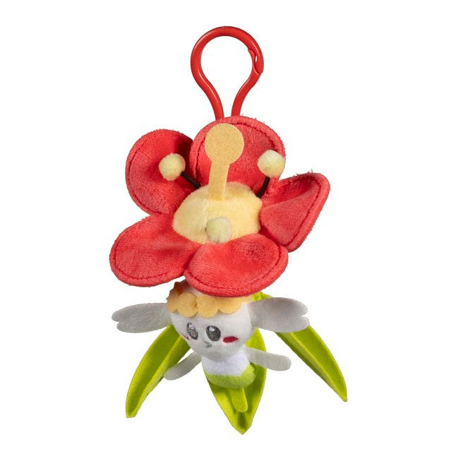Flabébé (Red Flower) Whimsy Bloom Mini Plush Key Chain