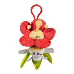 Flabébé (Red Flower) Whimsy Bloom Mini Plush Key Chain