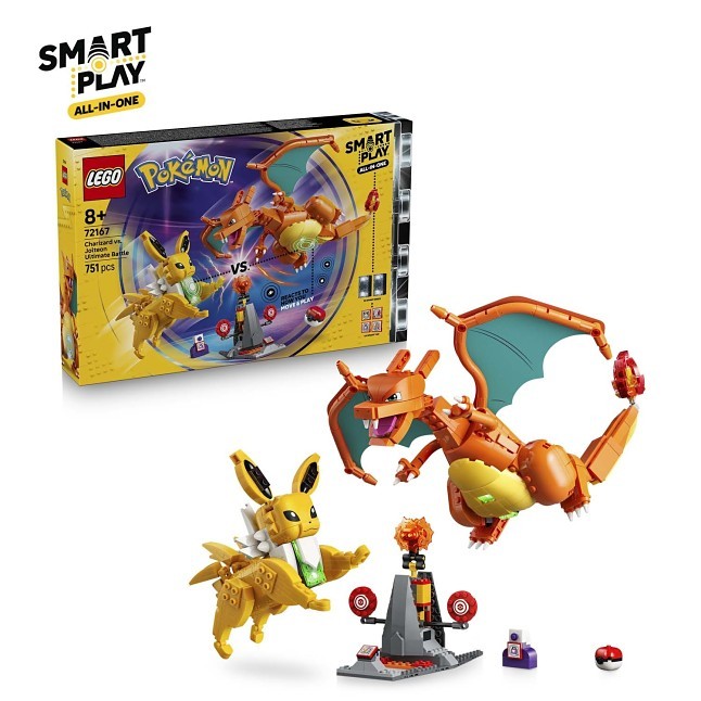 LEGO® Pokémon™ SMART Play™: Charizard vs. Jolteon Ultimate Battle