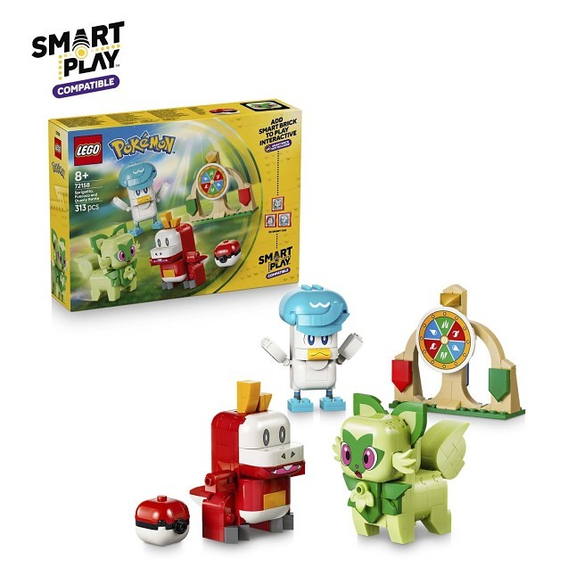 LEGO® Pokémon™ SMART Play™: Sprigatito, Fuecoco and Quaxly Battle