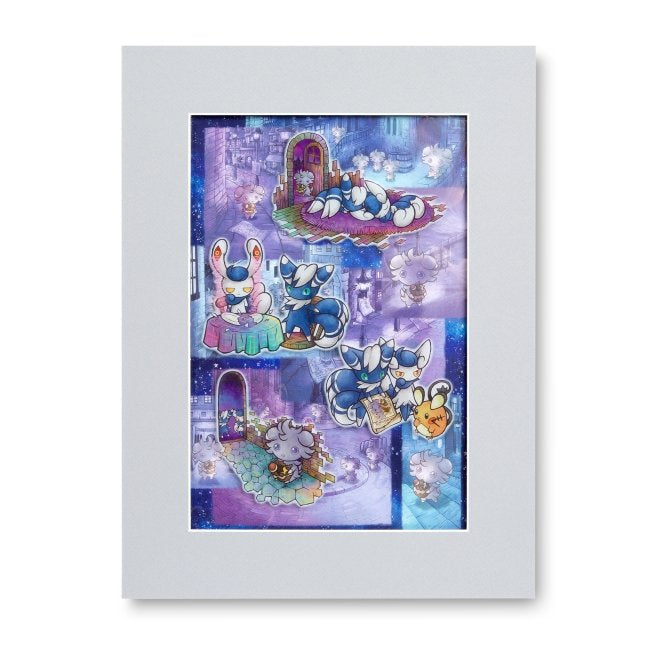Espurr Meowstic Wanted Art Print