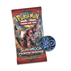 Pokémon TCG: Sun & Moon-Crimson Invasion 3 Booster Packs, Coin & Decidueye Promo Card