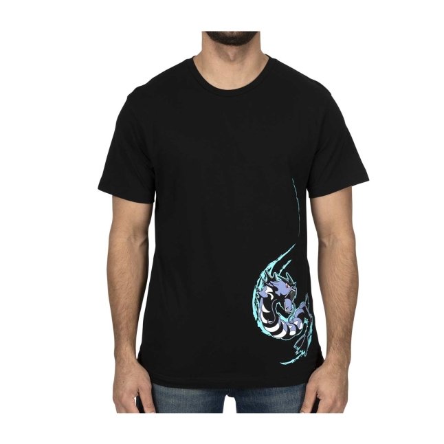 Gyarados Thrash Black Relaxed Fit Crew Neck T-Shirt - Men