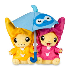 Paired Pikachu Celebrations: Umbrella for Two Pikachu Poké Plush - 9 In.