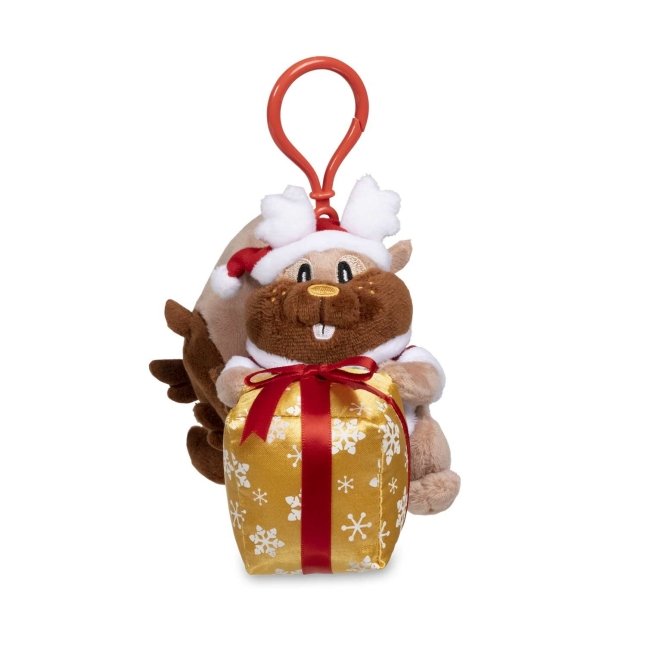 Greedent Pokémon Winter Carnival Poké Plush Key Chain