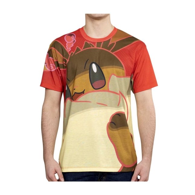 Gigantamax Eevee Allover-Print T-Shirt - Adult