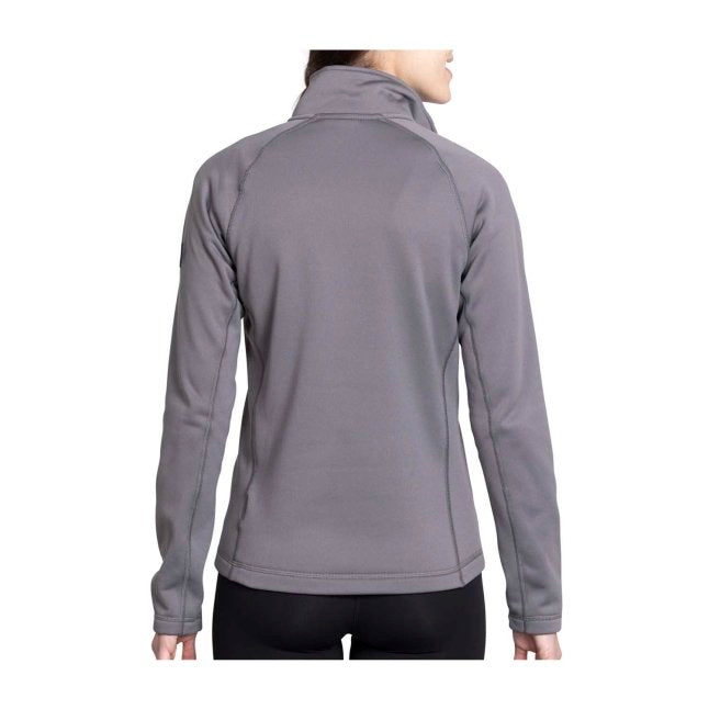 Outdoors with Pokémon Middle Fork Gray Quarter-Zip Fleece Pullover Sweatshirt by Outdoor Research - Women