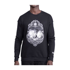 Mimikyu Pokémon Center × Vic Lee: Pokémon Scary Stories Black Oversize Drop-Shoulder Crew Neck Sweatshirt - Adult