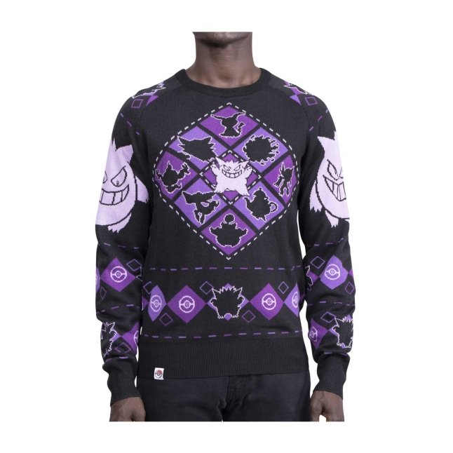 Gengar Pokémon Spooky Celebration Knit Sweater - Adult