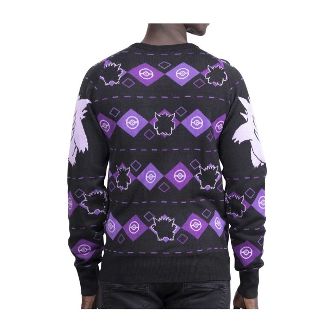 Gengar Pokémon Spooky Celebration Knit Sweater - Adult