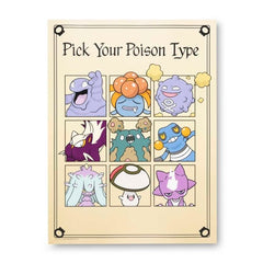 Poison Pokémon Spooky Celebration Poster