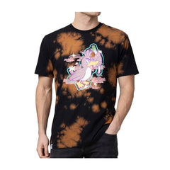 Farfetch'd Pokémon Take Flight Brown & Tan Tie-Dye Relaxed Fit Crew Neck T-Shirt - Adult