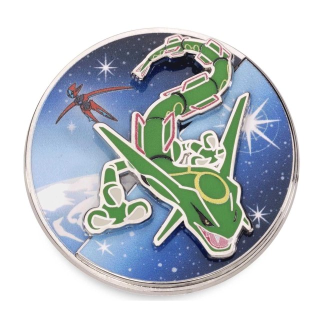 Rayquaza Stellar Sky Pokémon Spinning Scenes Pin