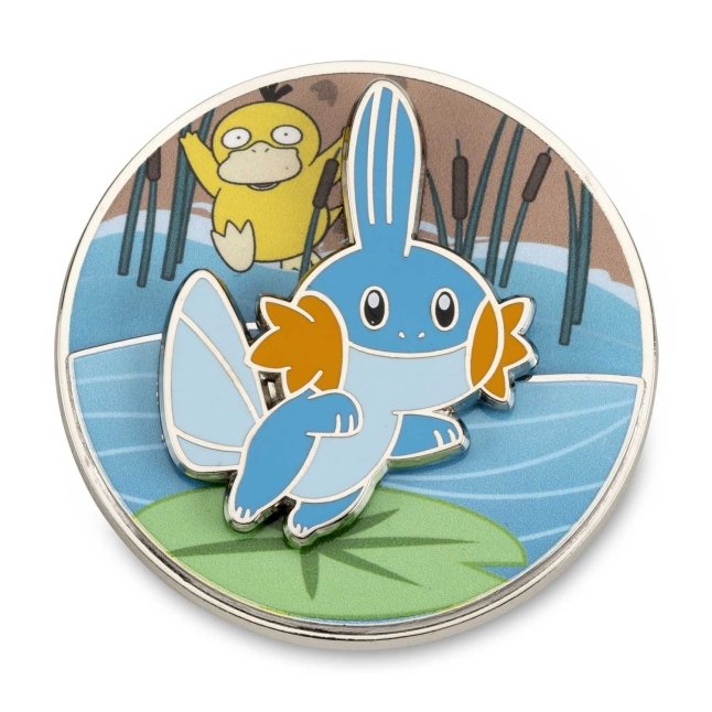 Mudkip Summer Stream Pokémon Spinning Scenes Pin