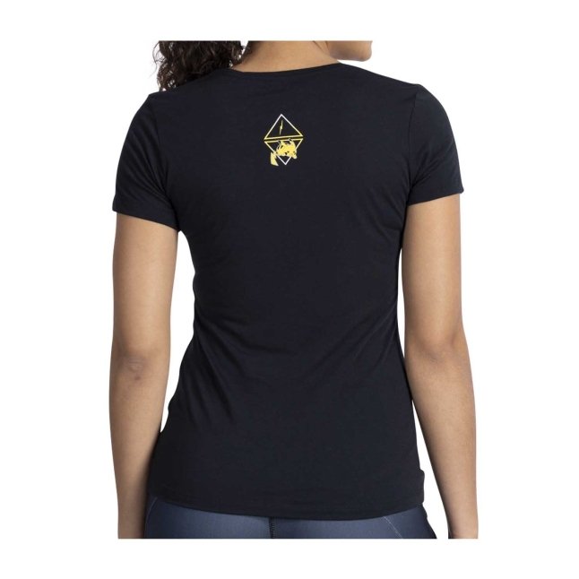 Pikachu Pokémon Active Black Performance T-Shirt - Women