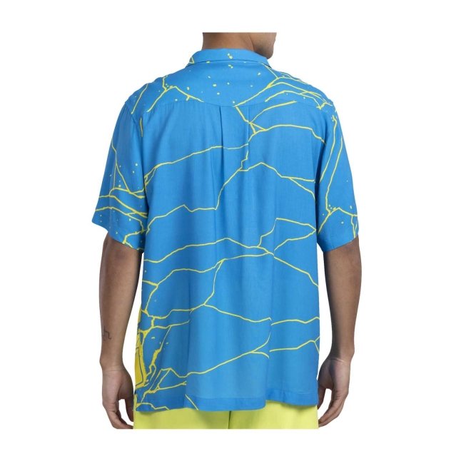 Pokémon Tropical Pikachu Blue Lightning Tropical Shirt - Men