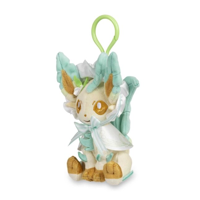 Leafeon Happy Spring Plush Key Chain