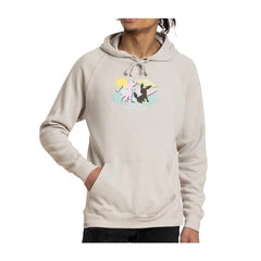Espeon & Umbreon Summer Fun White Fitted Pullover Hoodie - Adult