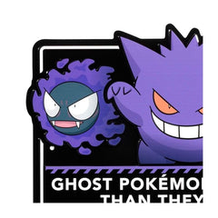 Gastly, Haunter & Gengar Pokémon Sweet Temptations Metal Sign