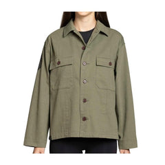 Pikachu, Shiinotic & Friends Pokémon Nature: Fall Green Utility Jacket - Women