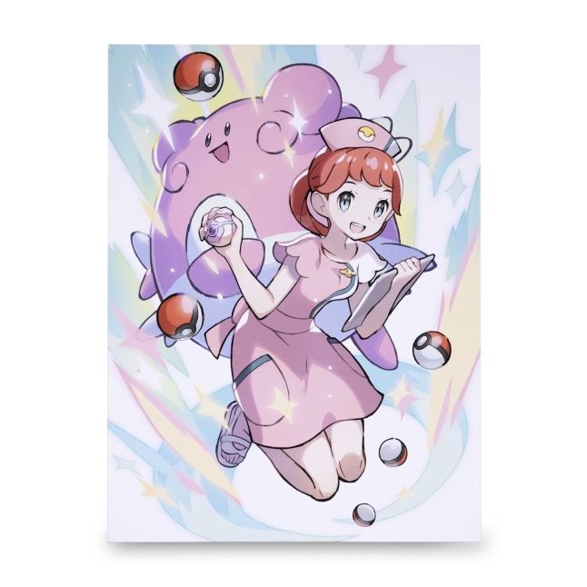 Pokémon Trainers: Pokémon Center Lady Canvas Wall Art