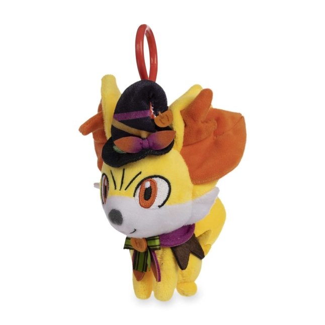 Fennekin Pokémon Spooky Festival Plush Key Chain