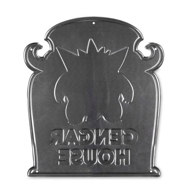 Haunted Pokémon Village: Gengar House Metal Sign