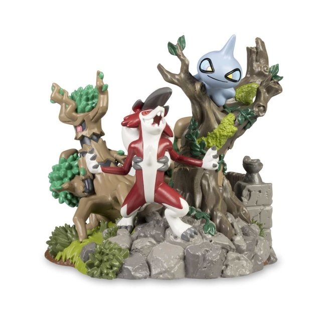 Haunted Pokémon Village: Lycanroc Howling Hill Figure