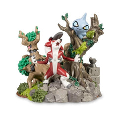 Haunted Pokémon Village: Lycanroc Howling Hill Figure