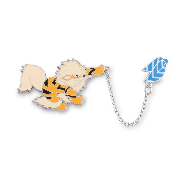 Arcanine with Choice Scarf Pokémon Held Item Pin