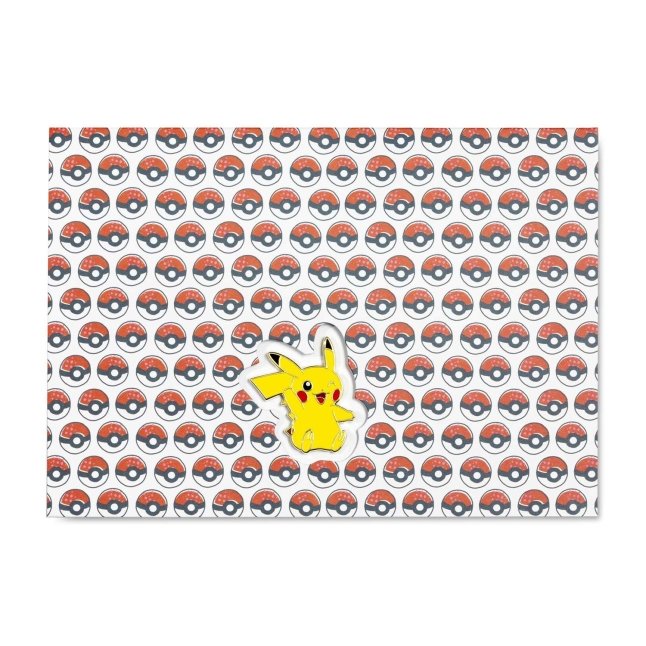 Pikachu Let's Celebrate Pokémon Pin & Greeting Card
