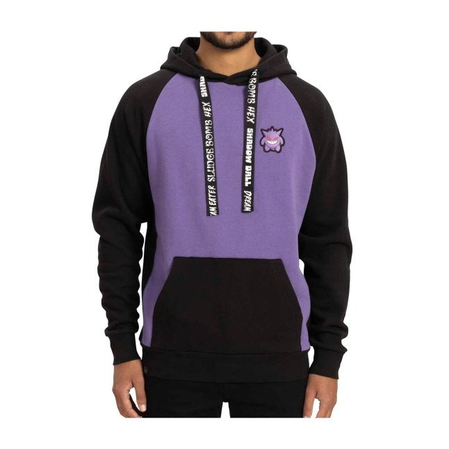 Gengar Black & Purple Pullover Hoodie - Adult