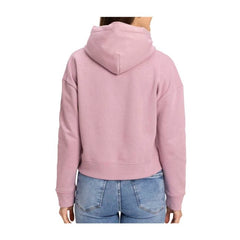 Gengar Lilac Drop-Shoulder Crop Hoodie - Women