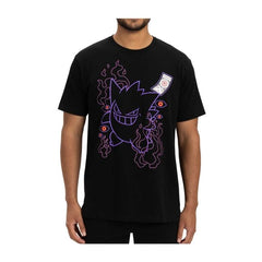 Gengar Black Relaxed Fit Crew Neck T-Shirt - Adult