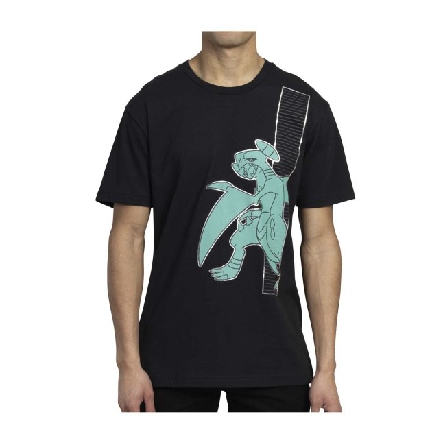 Garchomp Powerhouse Pokémon Sleek Black T-Shirt - Adult