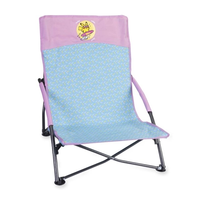 Pikachu Pokémon Lazy Summer Pink & Blue Low-Back Chair