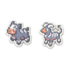 Houndour & Houndoom Pokémon Pixel Pins (2-Pack)