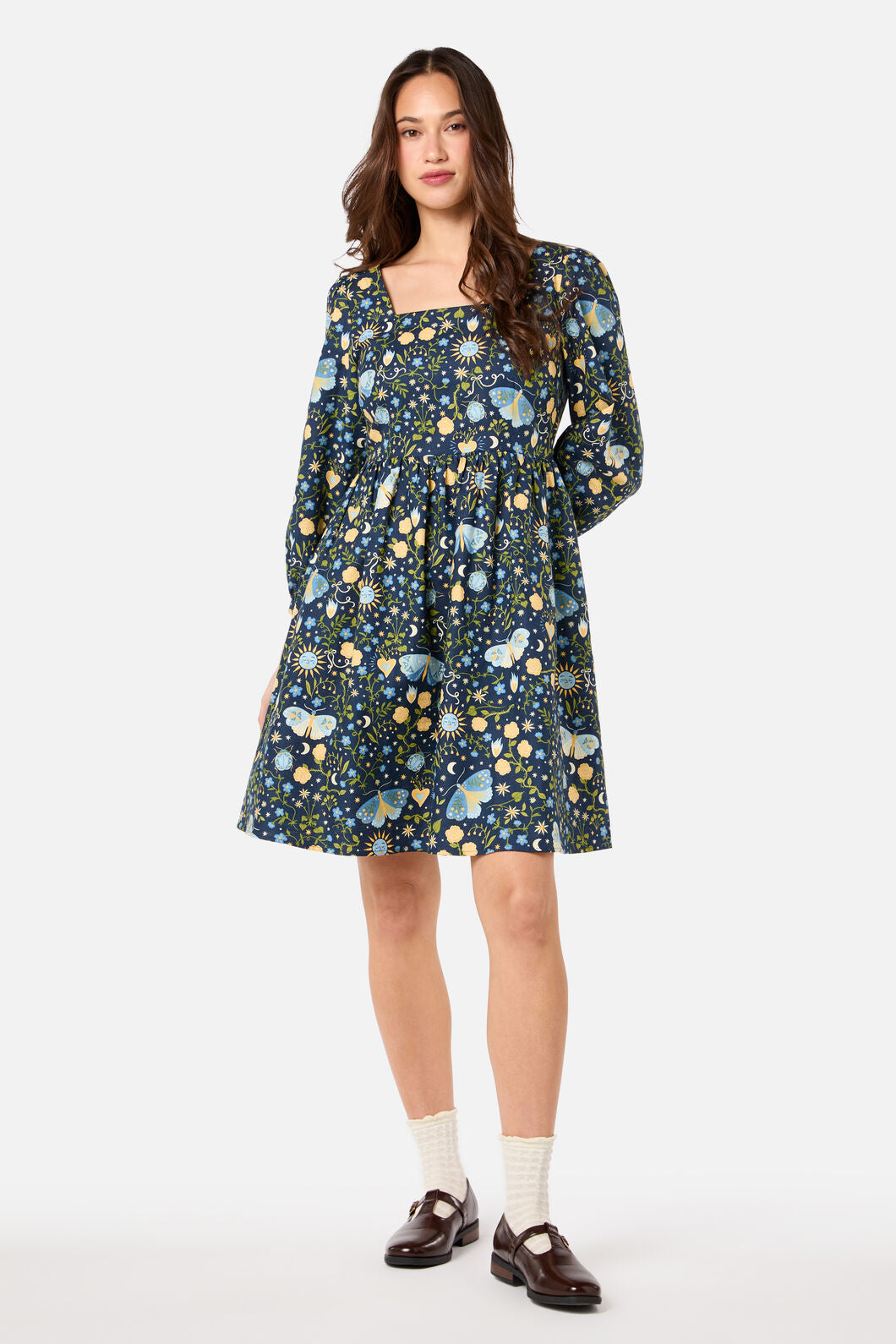 Folk Art Mini Dress