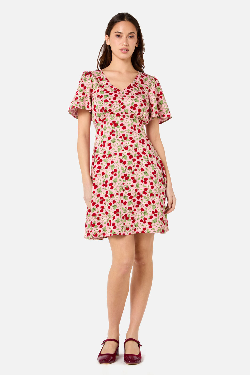 Raspberry Mini Dress