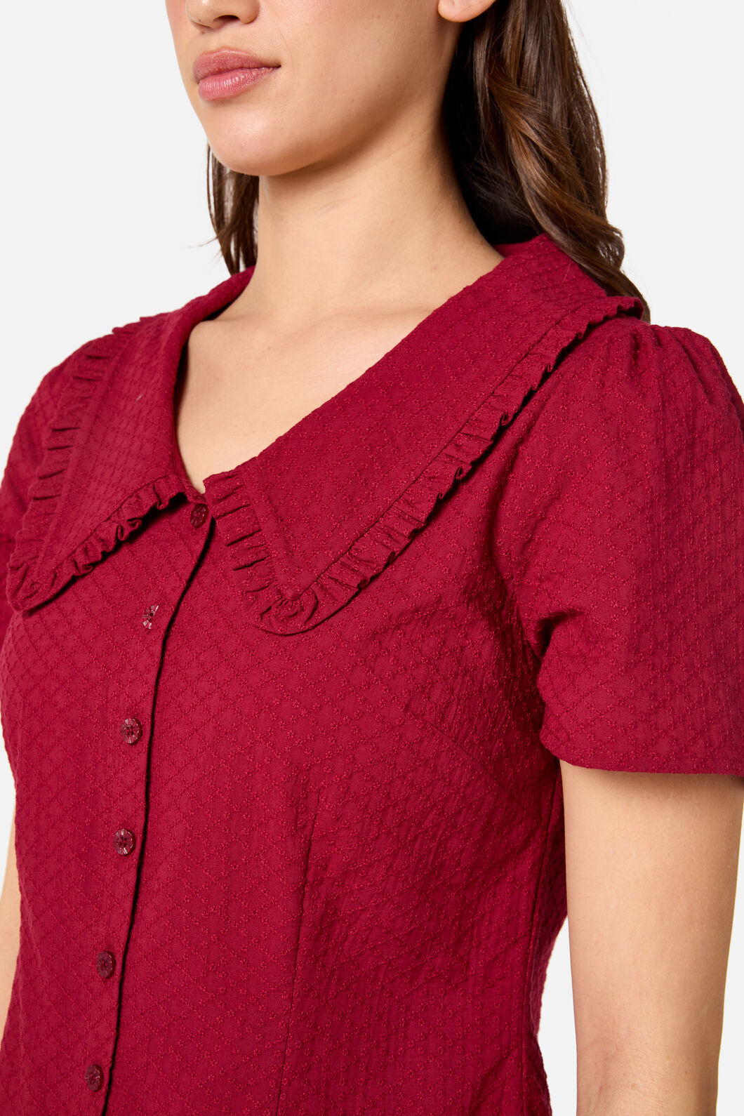 Andrea Drop Waist Mini Dress