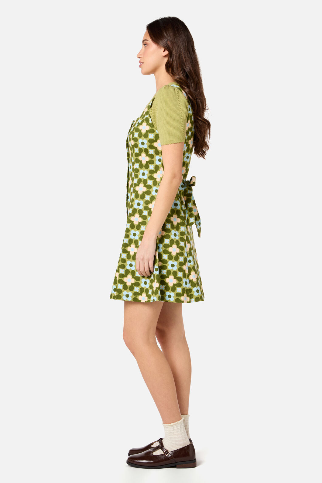 Ginny 60's Mini Pinafore Dress