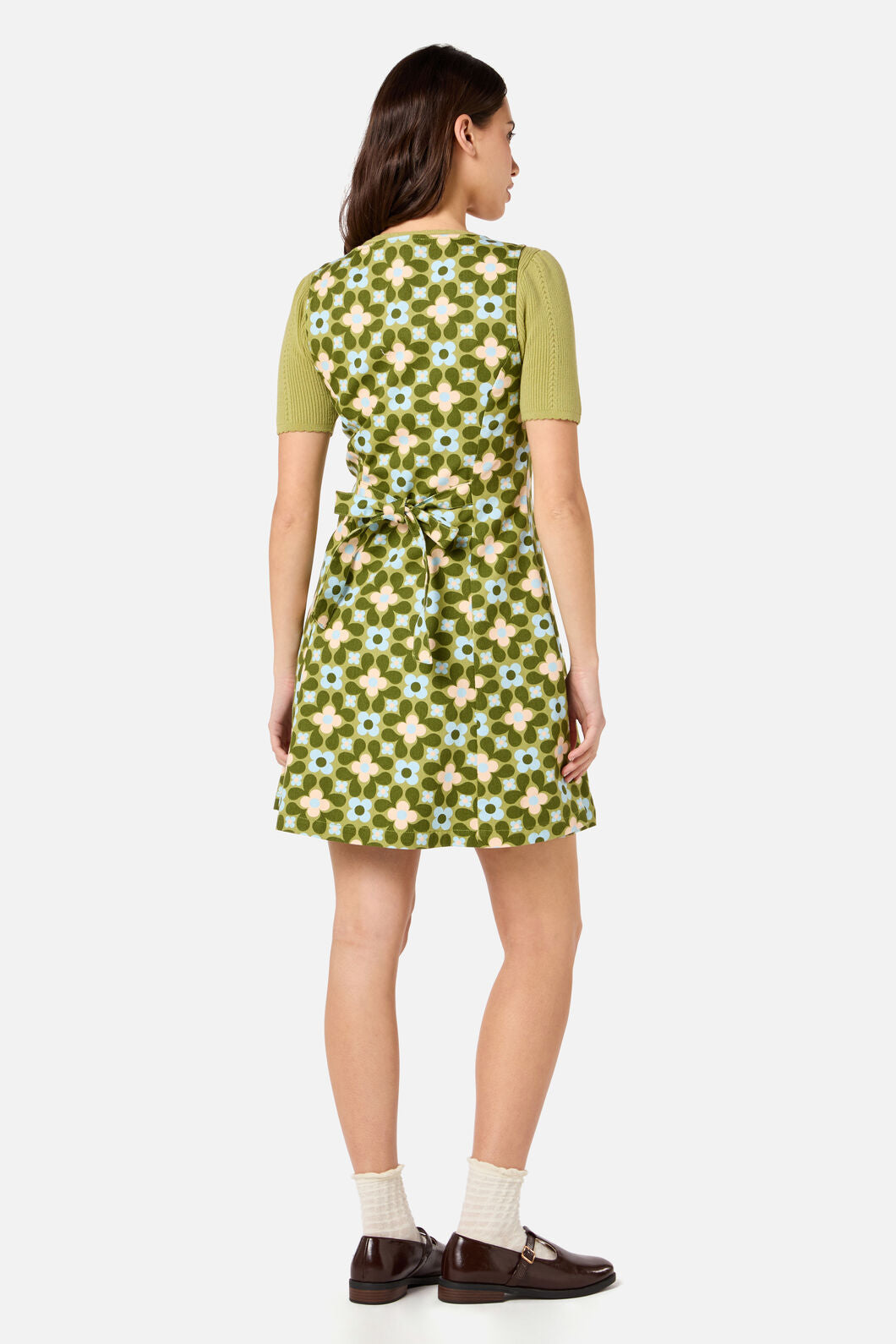 Ginny 60's Mini Pinafore Dress