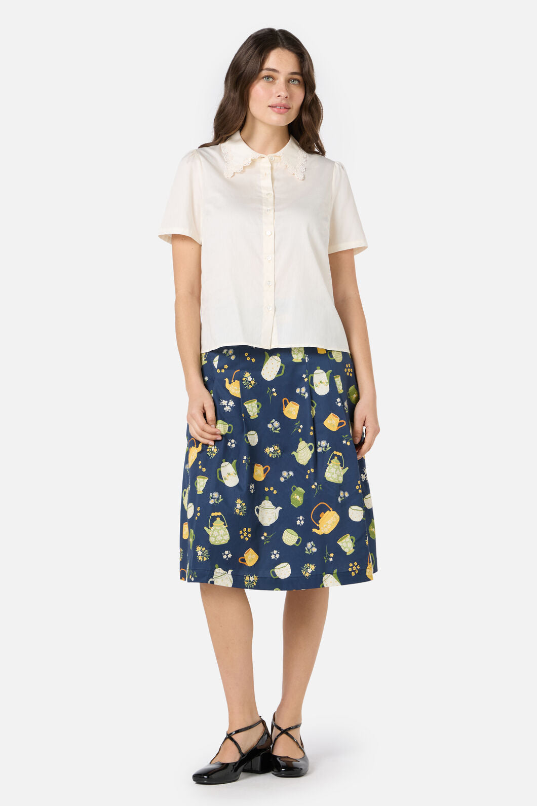 Lacey Collar Blouse