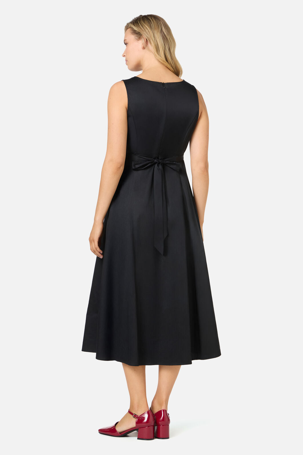 Delphine Classic Cotton Midi Dress