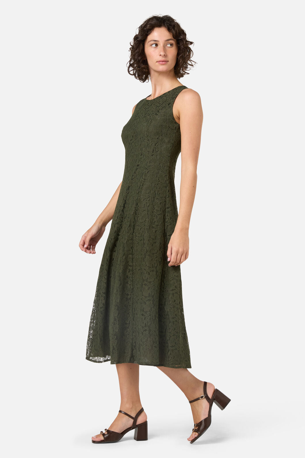 Amara Lace Midi Dress