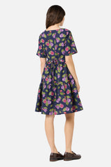 Fig Tiered Cotton Smock Dress