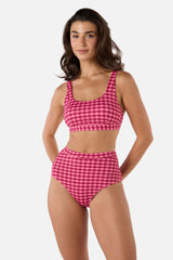 Gingham Bikini Top